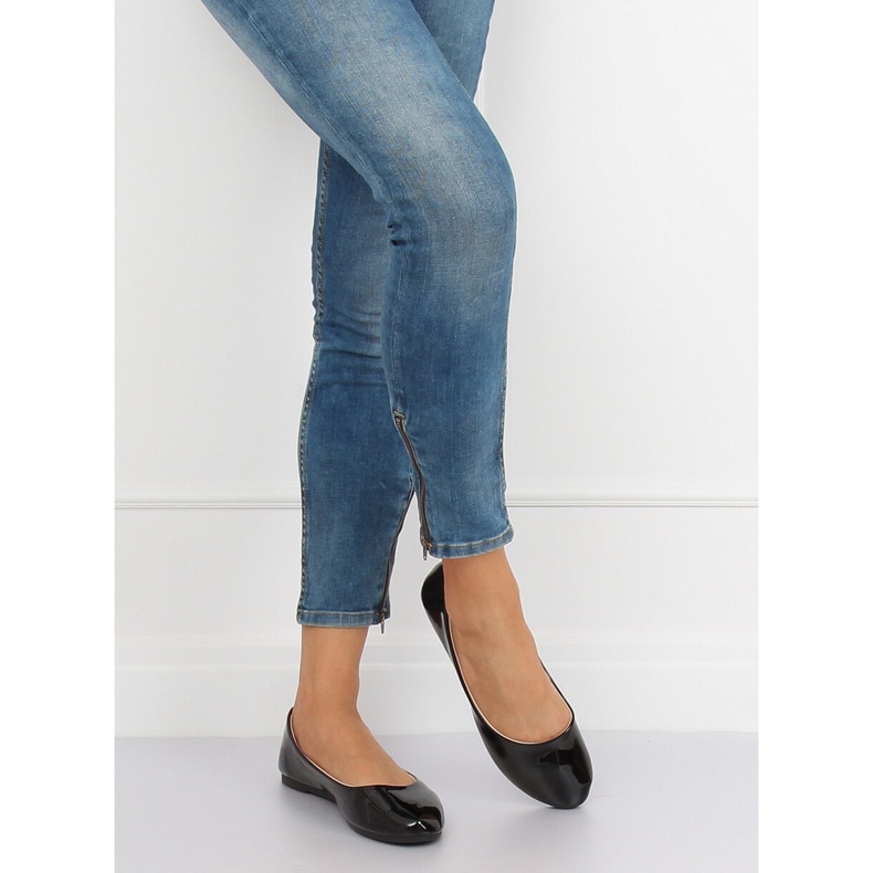 Musta naisten ballerinat JX76P Musta 1