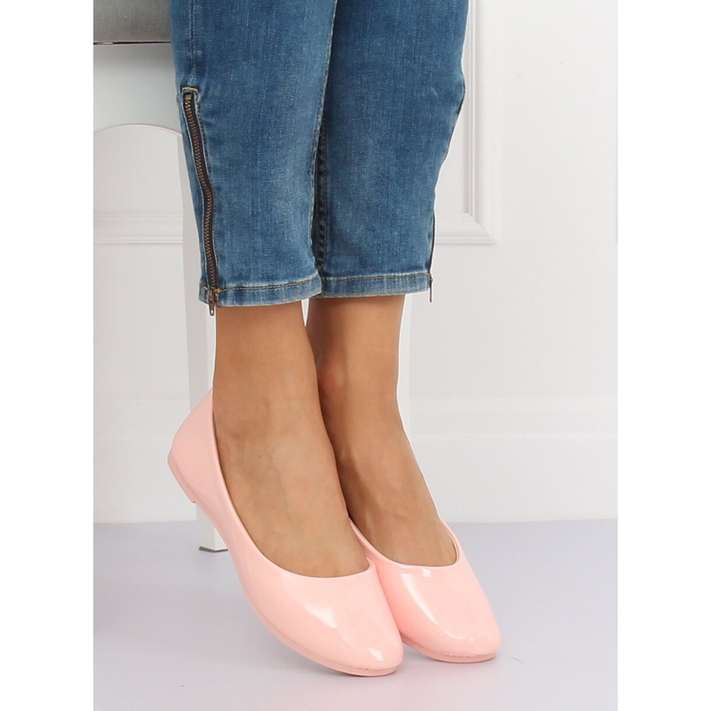 Vaaleanpunaiset naisten ballerinat JX76P Pink vaaleanpunainen 2