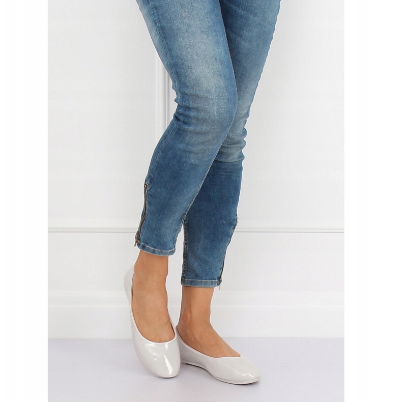 Harmaat naisten ballerinat JX76P Grey 2