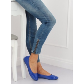 Naisten koboltti -ballerinat JX76P T.BLUE sininen tummansininen 1