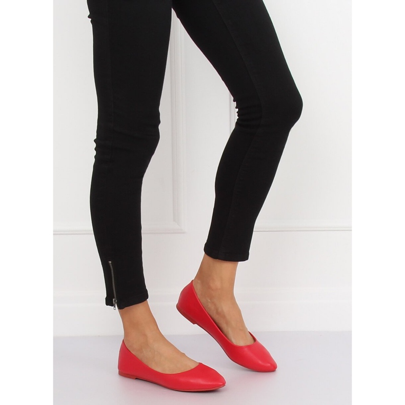Punaiset naisten ballerinat CC108 Red punainen 2