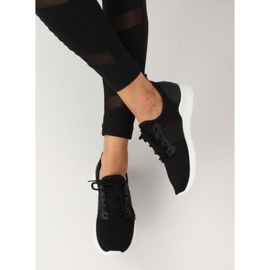 Musta 7771-Y Mustat urheilukengät 1