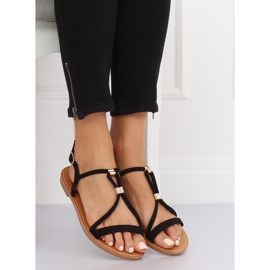Mustat naisten sandaalit L520 Musta 2