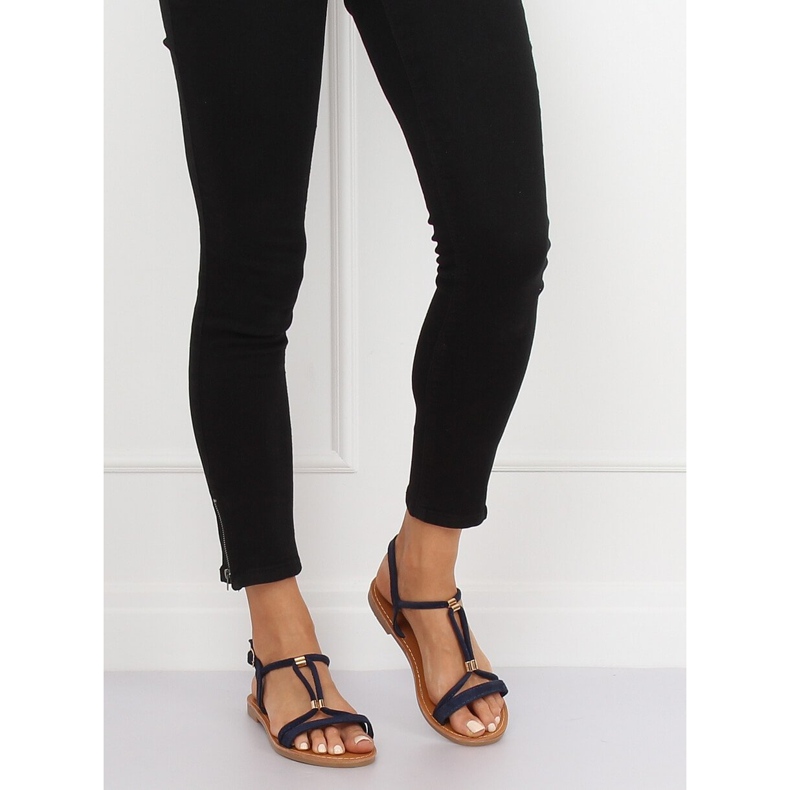 Naisten tummansiniset sandaalit L520 Blue laivastonsininen 2