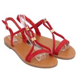 Punaiset naisten sandaalit L520 Red punainen 3