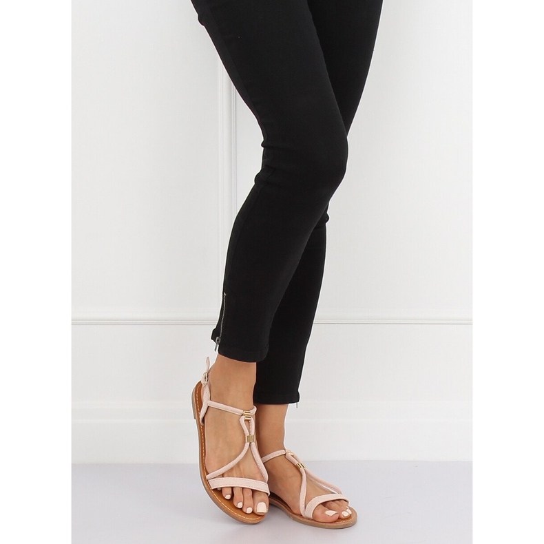 Naisten beige sandaalit L520 Beige 2