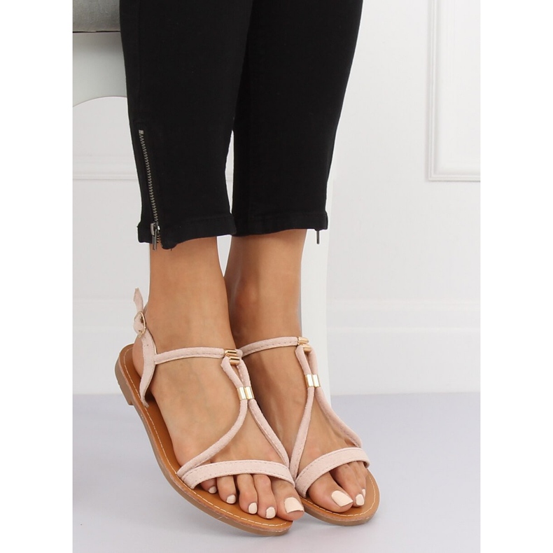 Naisten beige sandaalit L520 Beige 1