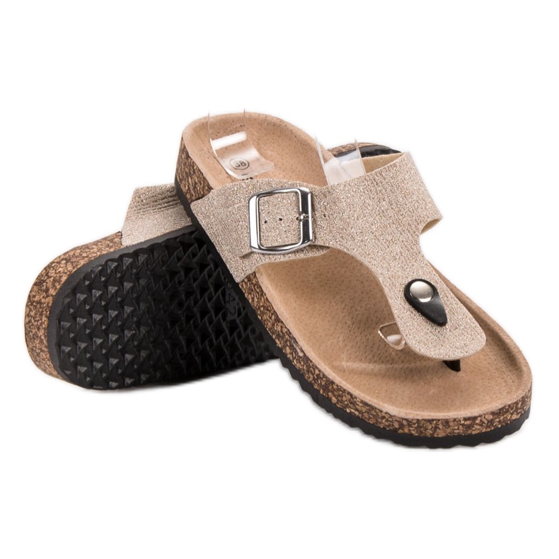 Evento Muodikkaat varvastossut ruskea 1