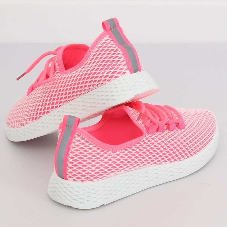 Vaaleanpunaiset NB283 Fluorescence Peach Red -urheilukengät valkoinen vaaleanpunainen 1