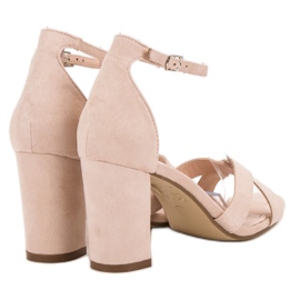 Ideal Shoes Sandaalit baarissa ruskea 2