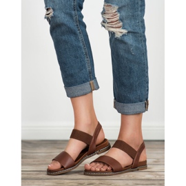 Mannika Ruskeat sandaalit 1