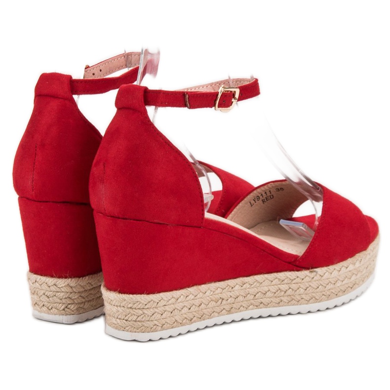 Sweet Shoes Espadrilles sandaalit punainen 1