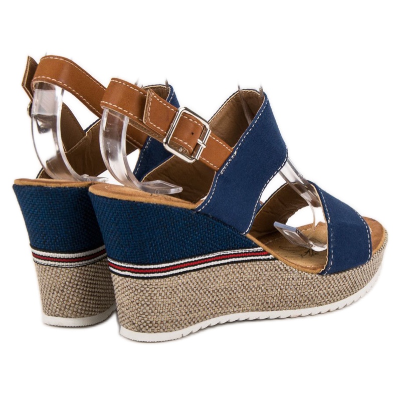 Goodin Denim Sandaalit ruskea sininen 1