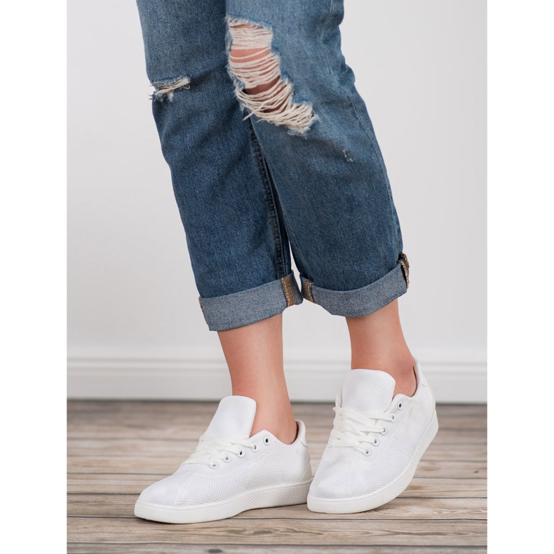 SDS Tekstiiliset urheilukengät valkoinen 2