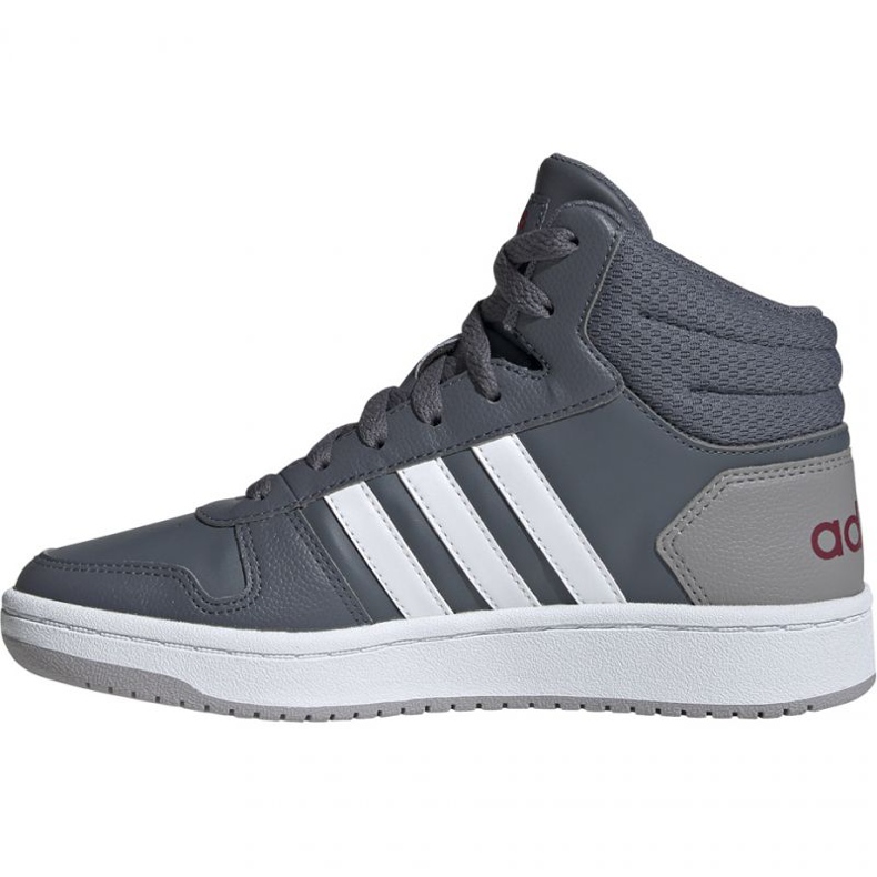 Adidas Hoops Mid 2.0 Jr EE6709 kengät harmaa 1