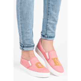 Kylie Ony Slip Patches vaaleanpunainen 1