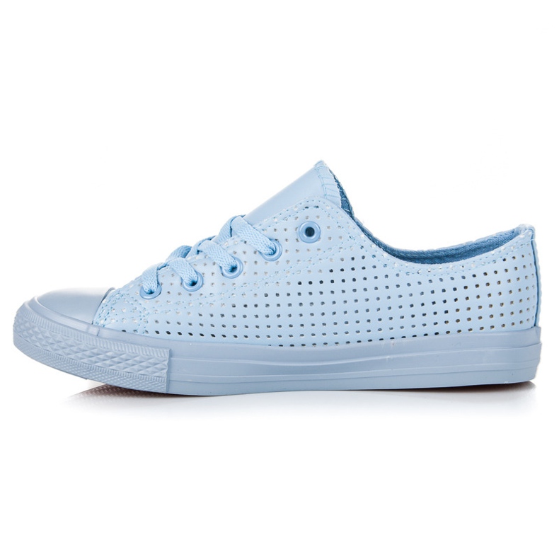 Kylie Harjakattoiset tennarit sidoksissa sininen 1