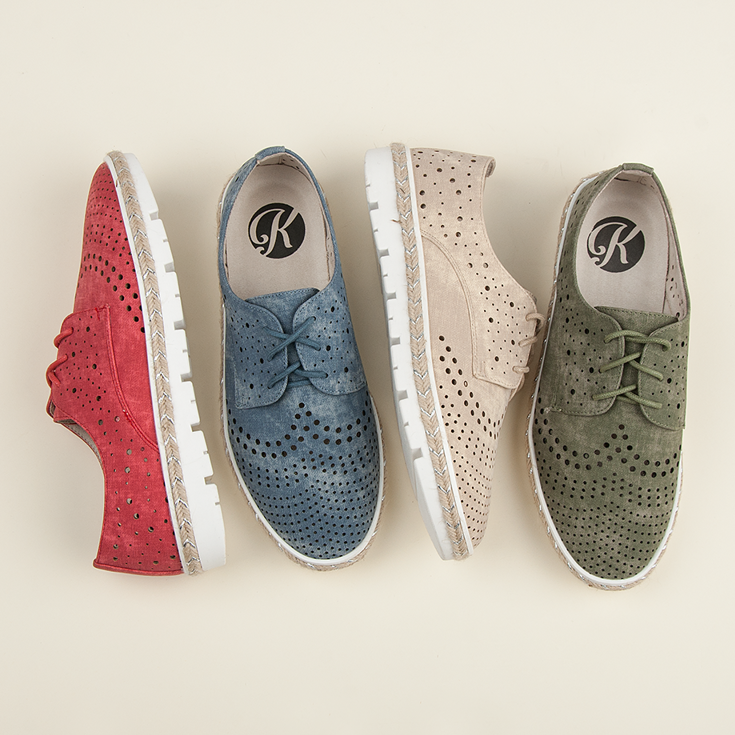 Kylie Avokengät Espadrilles sininen 1