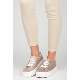 Kylie Satiini lenkkarit alustalla keltainen 1