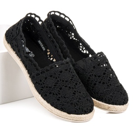 Seastar Musta Lace Espadrilles 2
