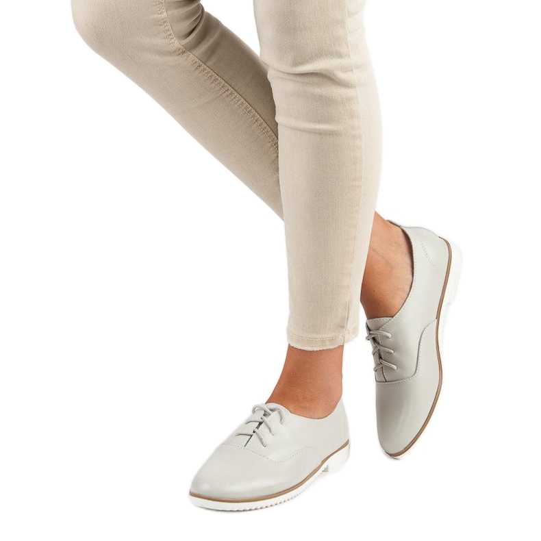 MAZAROn harmaat nahkakengät 2