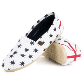 McKey Muodikkaat Slip-on espadrillit valkoinen tummansininen 2