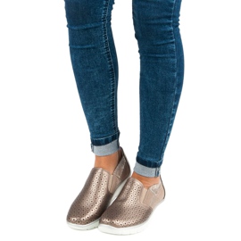 Filippo Golden Slip On kengät kultainen 1