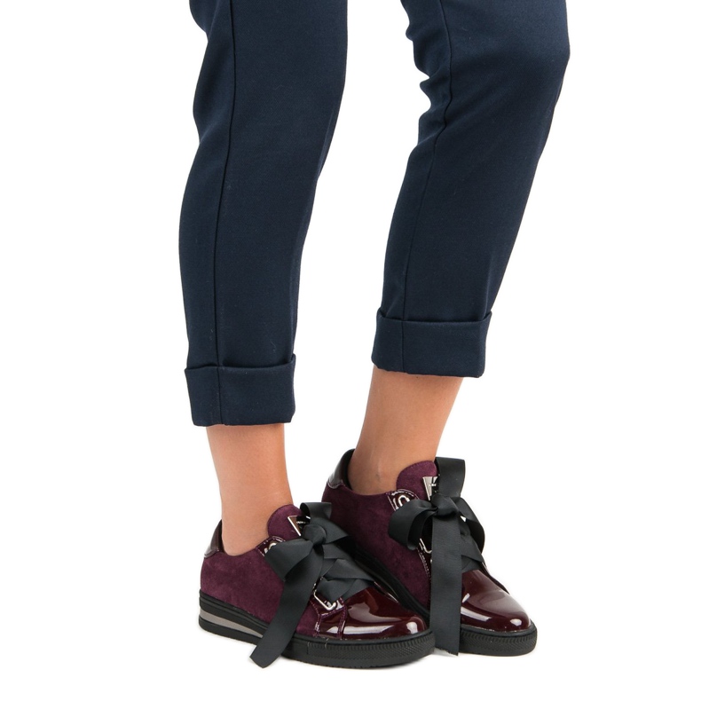 Filippo Tyylikkäät lenkkarit violetti punainen 2