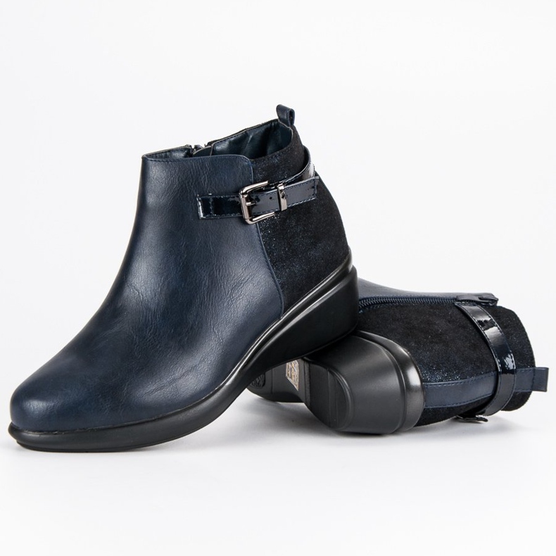 Kylie Mukavat tummansiniset saappaat eristyksellä laivastonsininen 2