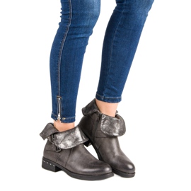 Forever Folie Harmaat Workers -saappaat 2