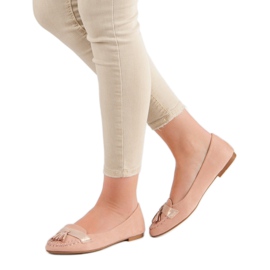 Small Swan Loaferit hapsuilla vaaleanpunainen 1