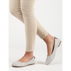 Vinceza Mukavat ballerinat harmaa 1