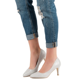 Vinceza Glitter -pumput harmaa 1