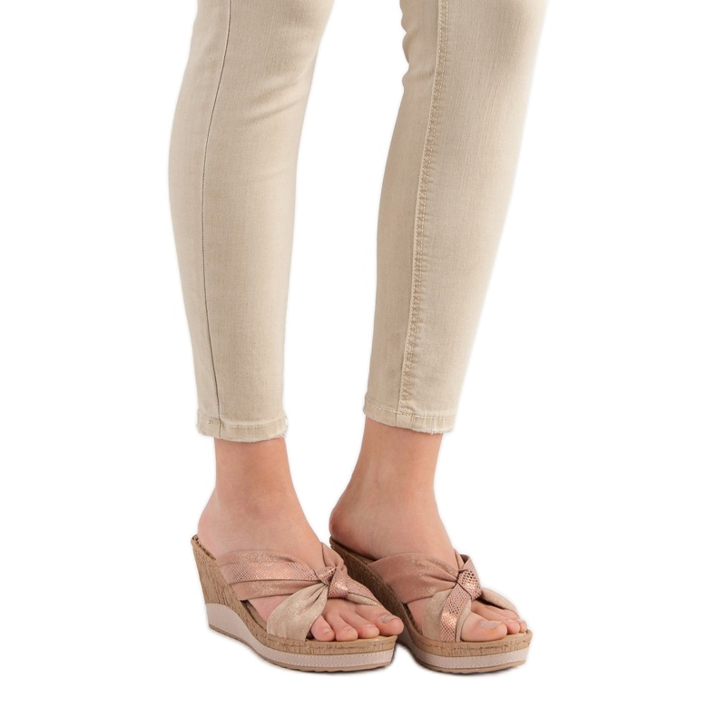 VINCEZA Wedge -sandaalit vaaleanpunainen 2