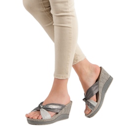 VINCEZA Wedge -sandaalit harmaa 2