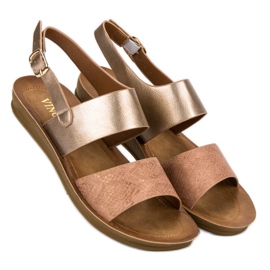 Mukavat VINCEZA -sandaalit keltainen 1