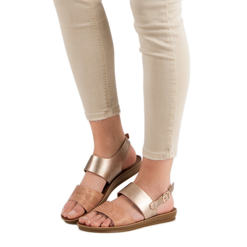 Mukavat VINCEZA -sandaalit keltainen 2