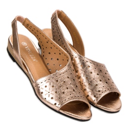 VINCEZA -avoimet sandaalit keltainen 1