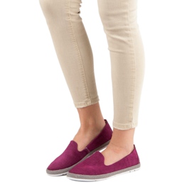 Filippo Nahkaiset avoimet herrat vaaleanpunainen 1