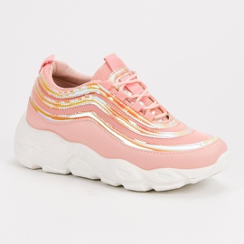 SHELOVET Kevyet urheilukengät vaaleanpunainen 1