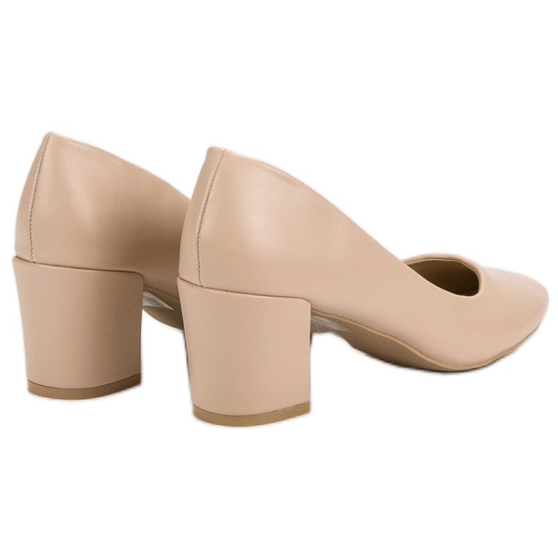Ideal Shoes Klassiset beige -pumput 1