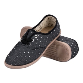 Lenkkarit, joissa on pisteitä musta 1