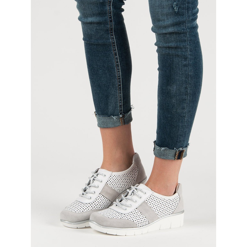 Filippo Avoimet nahkakengät valkoinen 1