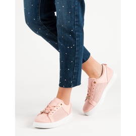 Vaaleanpunaiset urheilukengät vaaleanpunainen 2