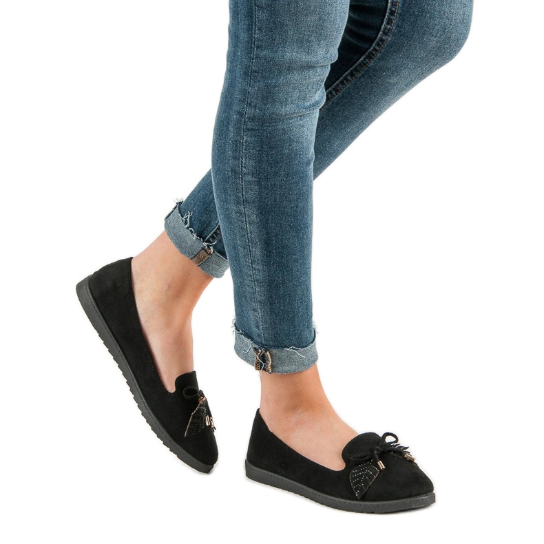 Comer Musta mokkanahka ballerinat 1