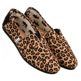 L. Day Täpläiset liuskat ruskea 2