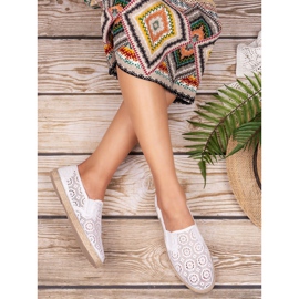 Mckeylor Pitsivalkoiset sliponit valkoinen 1