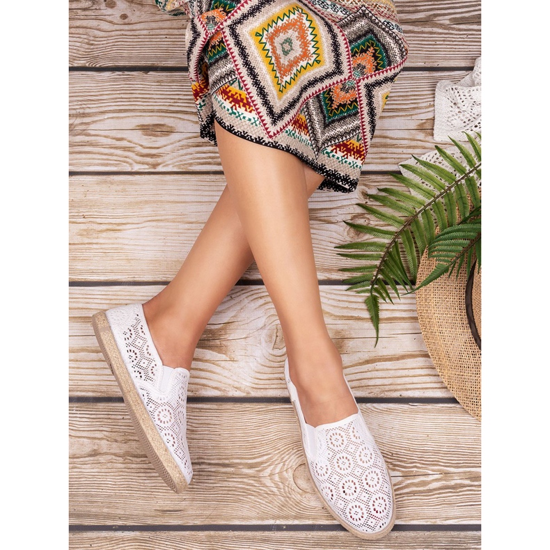 Mckeylor Pitsivalkoiset sliponit valkoinen 1