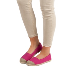 Muodikkaita vaaleanpunaisia ​​espadrilleja vaaleanpunainen 1