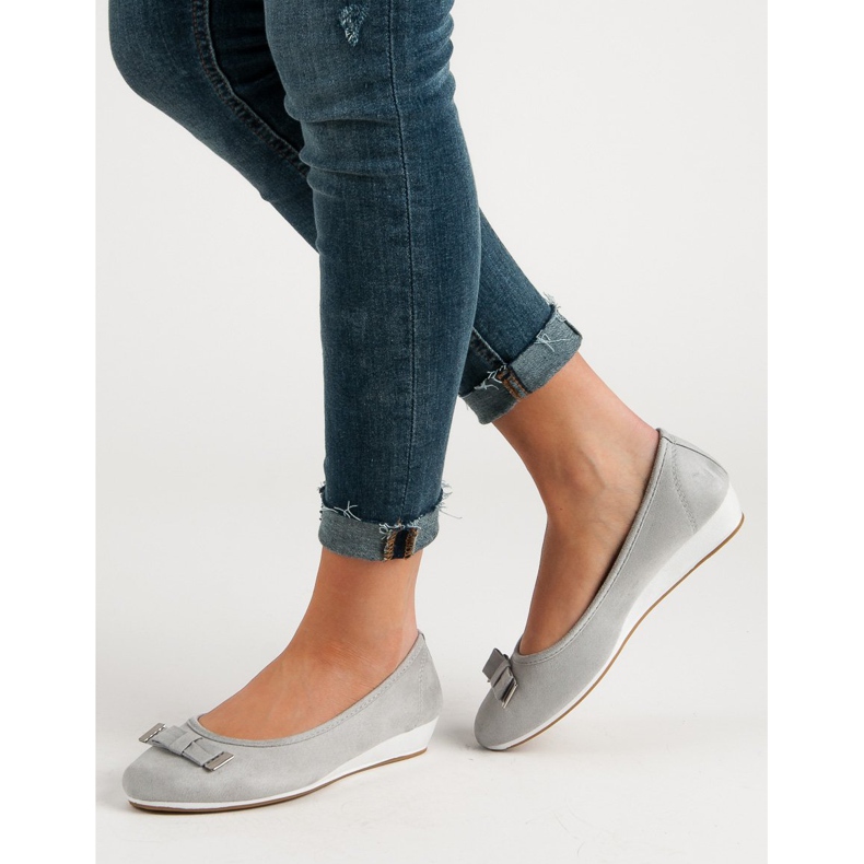 Vinceza Ballerina jousella harmaa 2